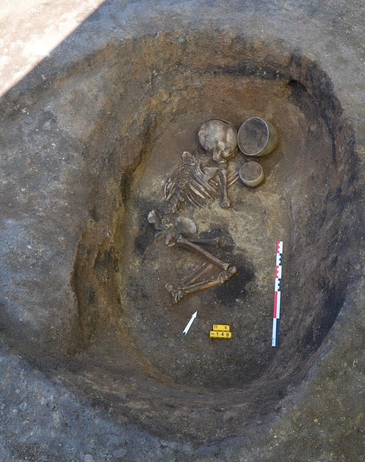 Esqueleto da Idade do Bronze