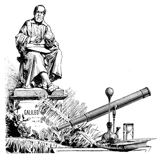 Galileu e telescópio