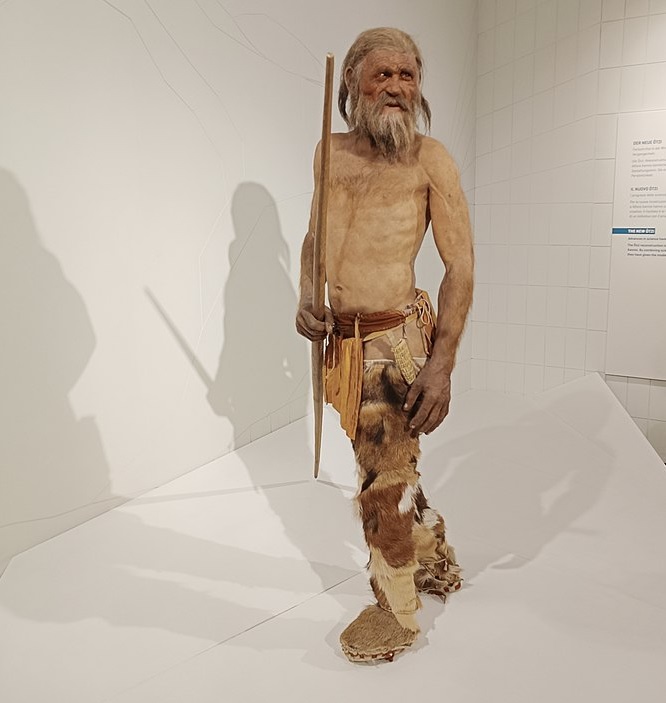 Reconstituição da aparência de Ötzi 