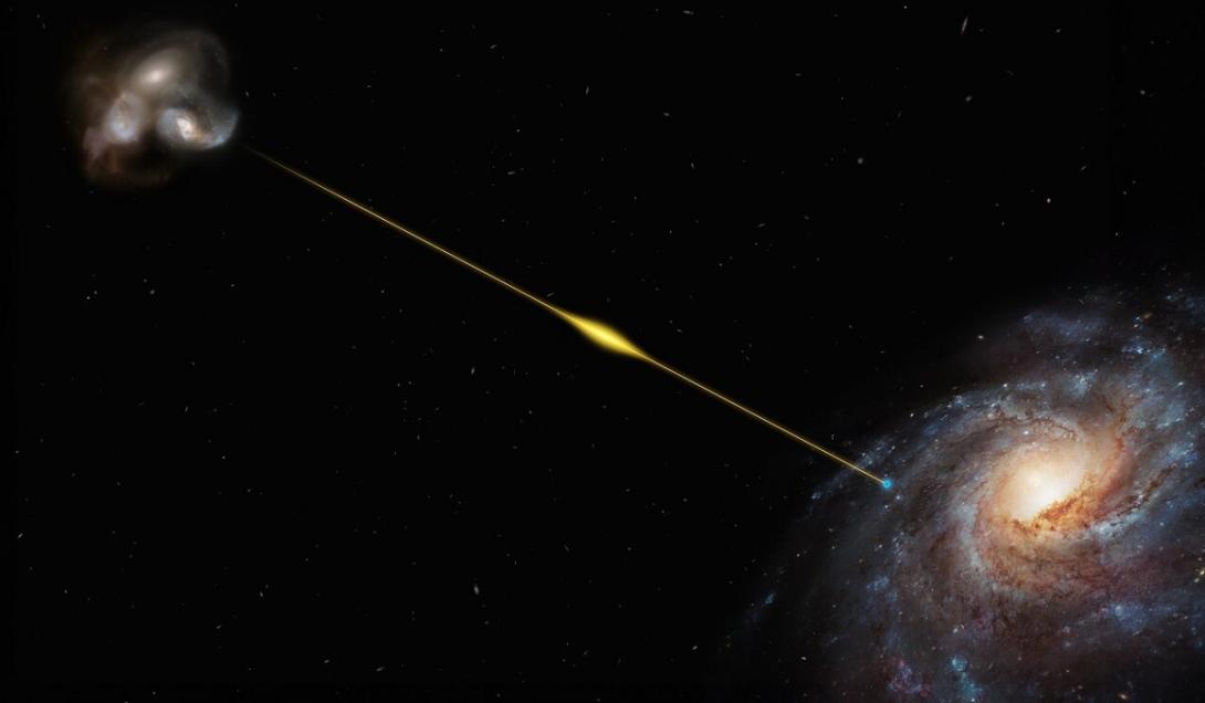 Sinal de rádio de 8 bilhões de anos vindo do espaço é detectado por astrônomos-0