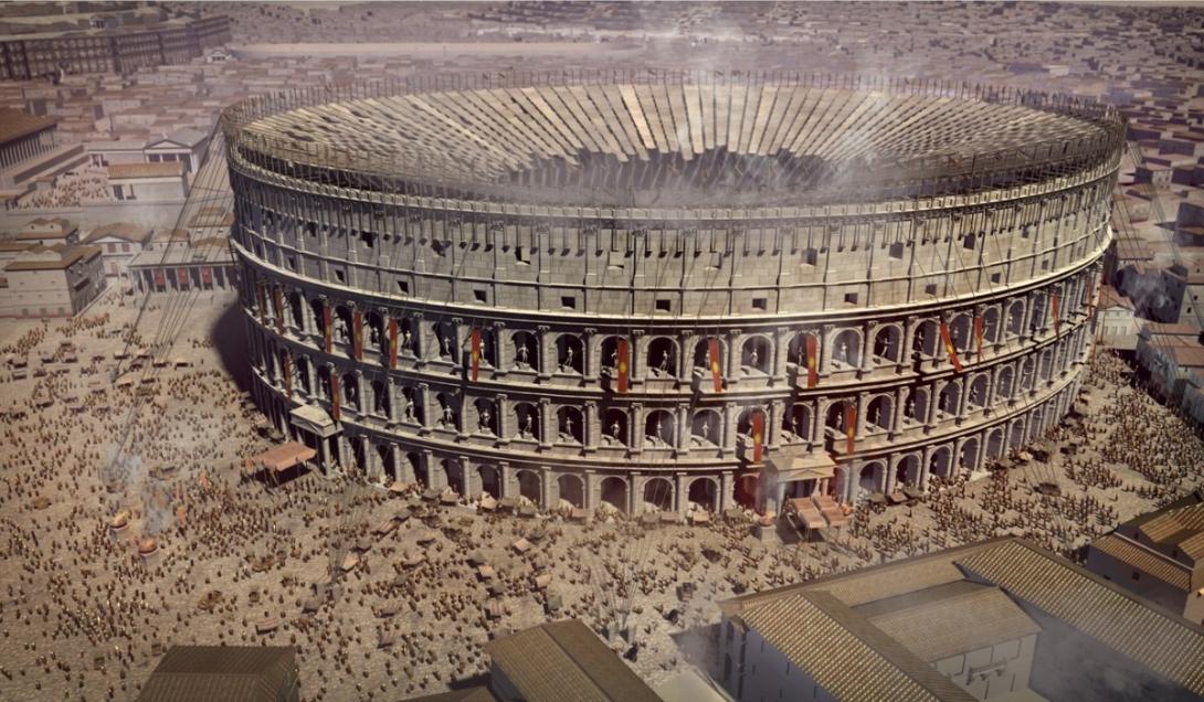 Reconstrução em 3D mostra como era a Roma Antiga em seu auge -0