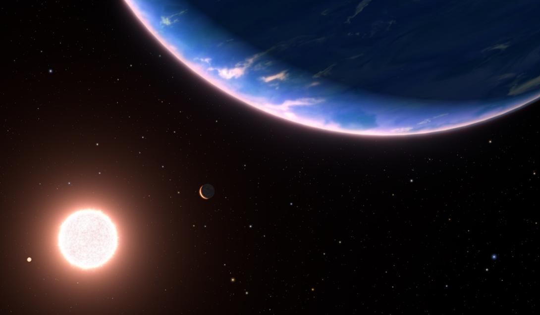 Telescópio Hubble encontra água em pequeno planeta fora do Sistema Solar-0